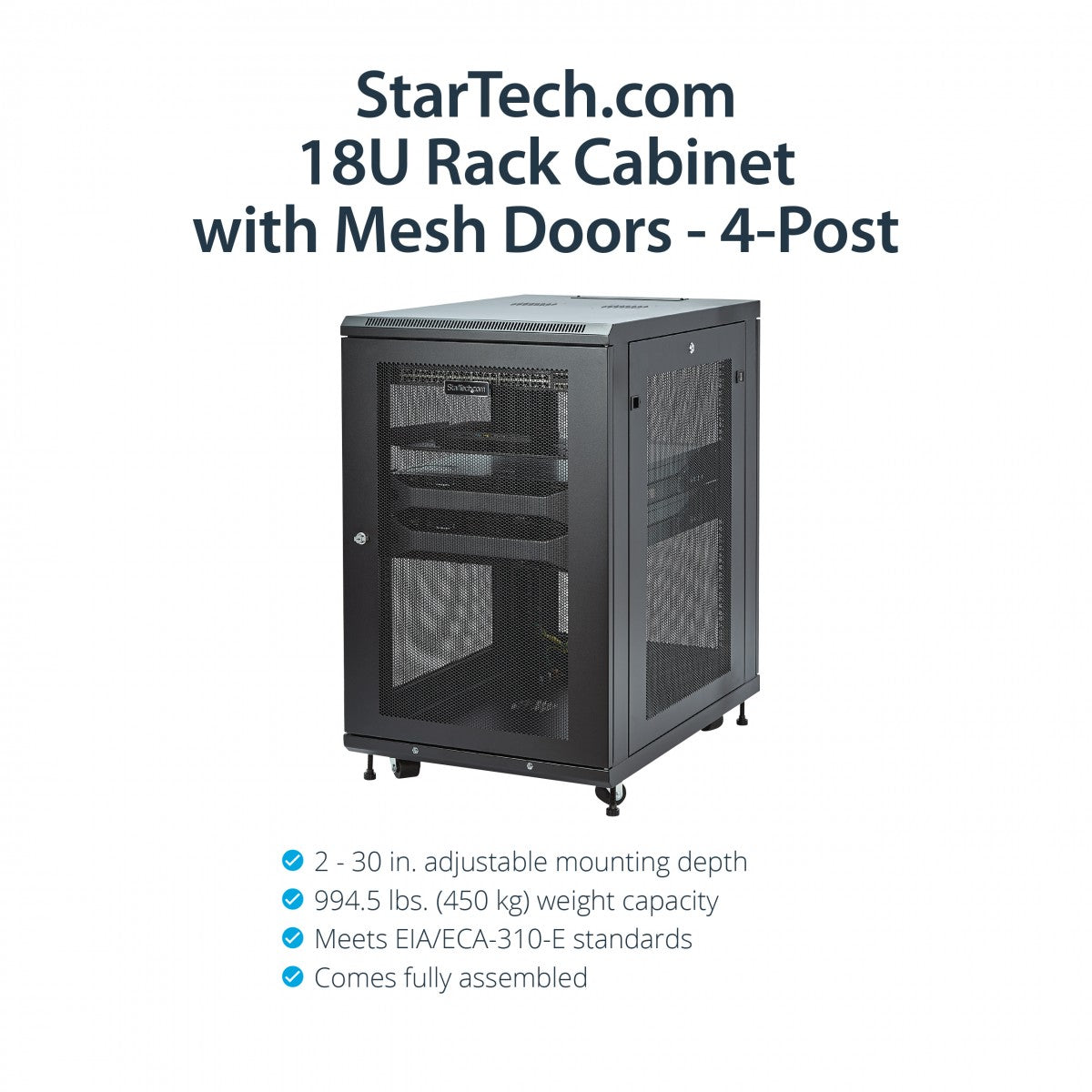 Server Rack Cabinet - 31in Deep - 18U