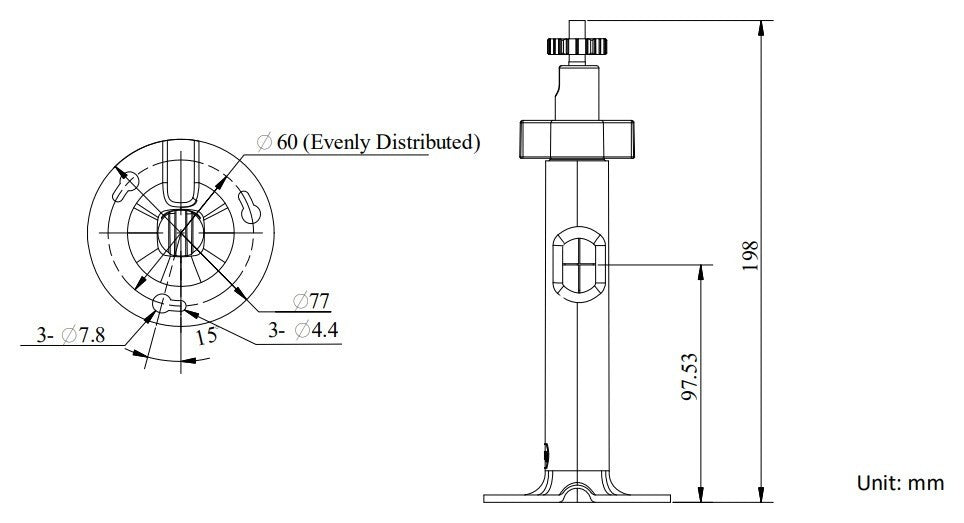 Hikvision DS-1299ZJ Pendant Mount