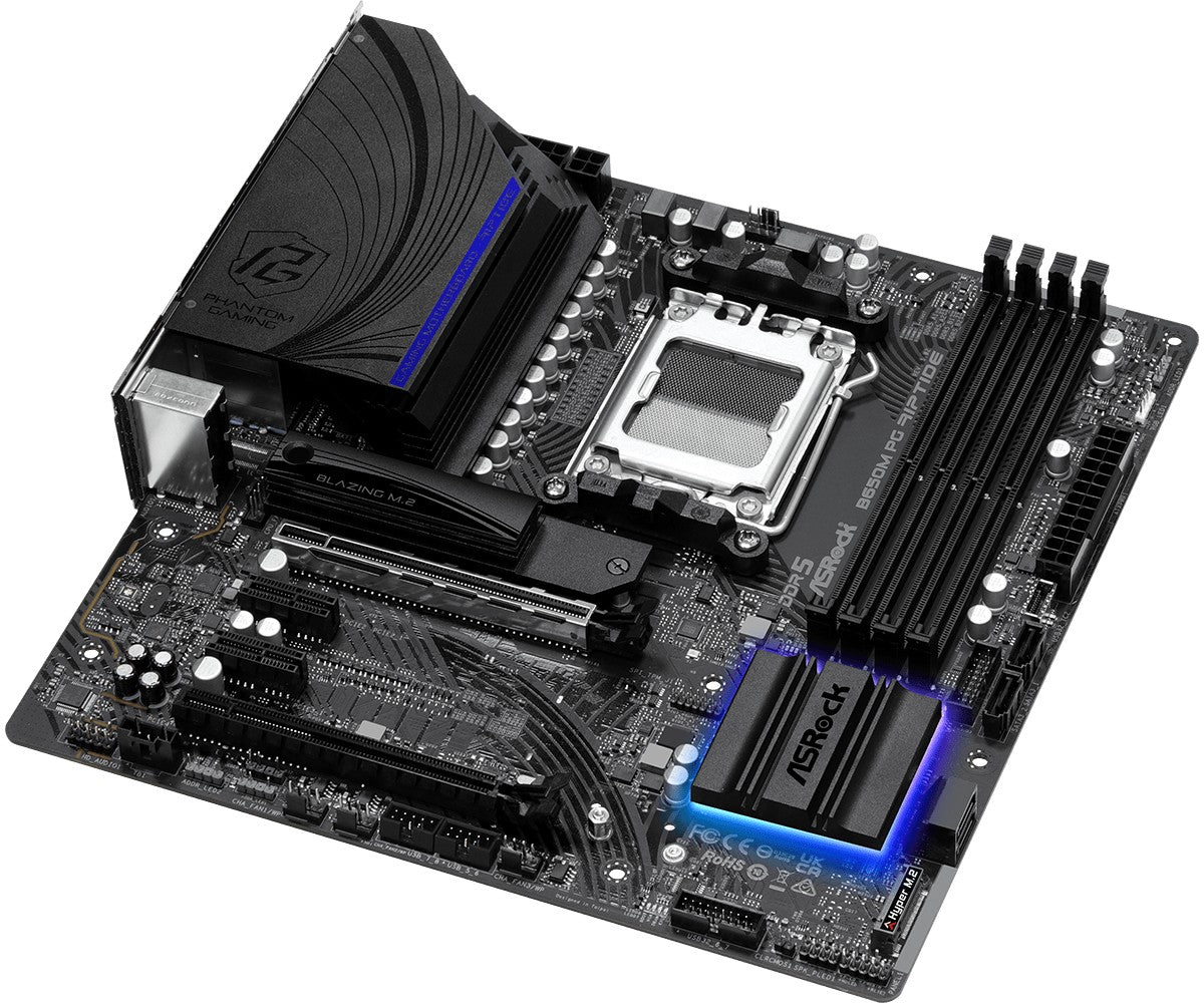 Asrock B650M PG Riptide AMD B650 Emplacement AM5 micro ATX