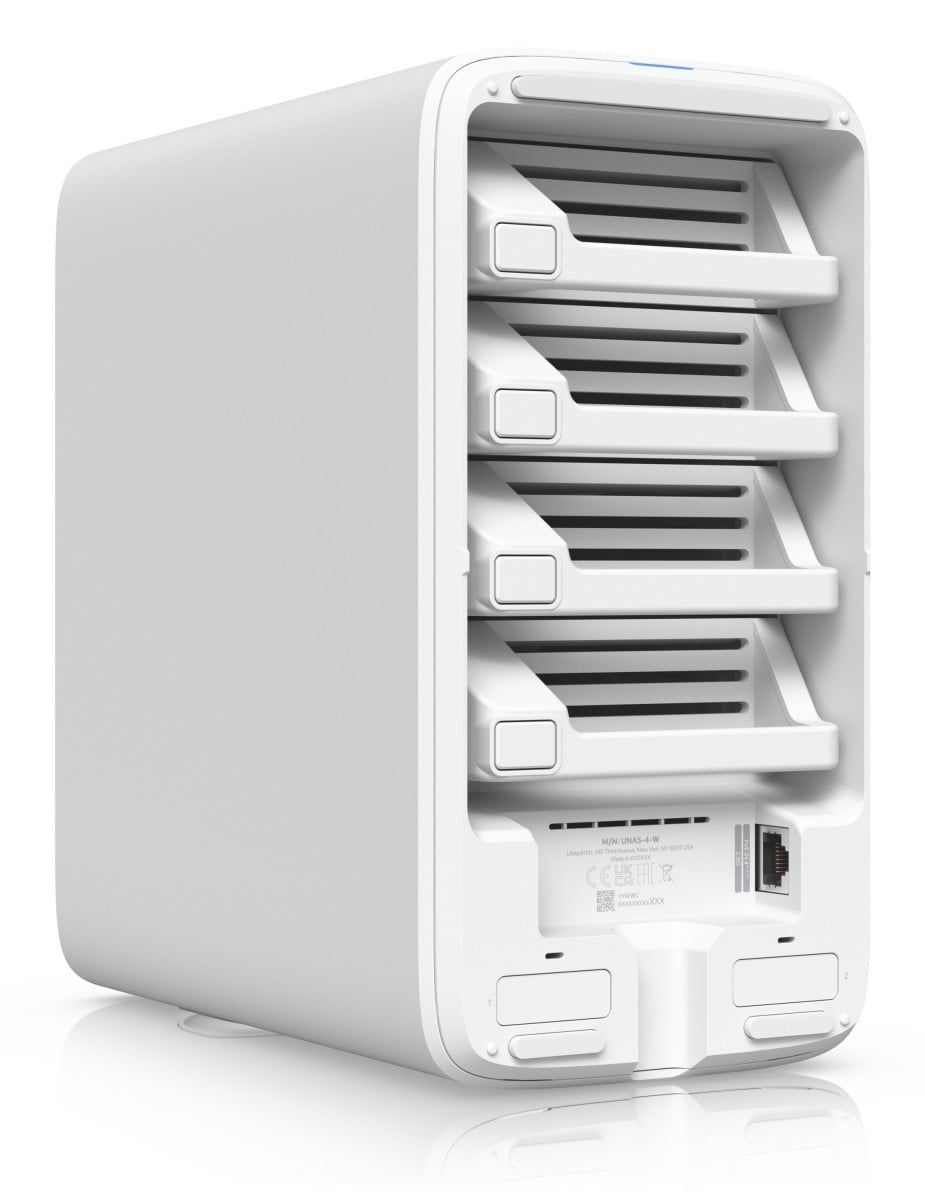 Ubiquiti UNAS 4 NAS Bureau Cortex-A Cortex-A57 4 Go Blanc