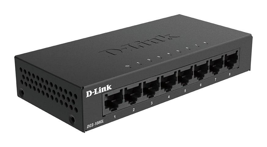 D-LINK 8-Port Layer2 Gigabit Light Switch without IGMP