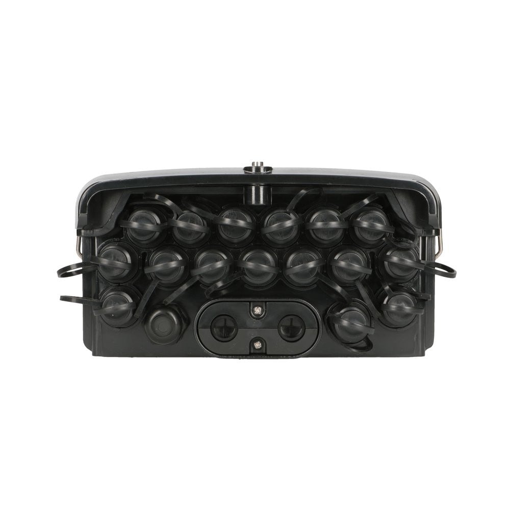 Extralink JENNIFER 16 CORE FIBER OPTIC TERMINAL BOX BLACK WITH CONNECTOR