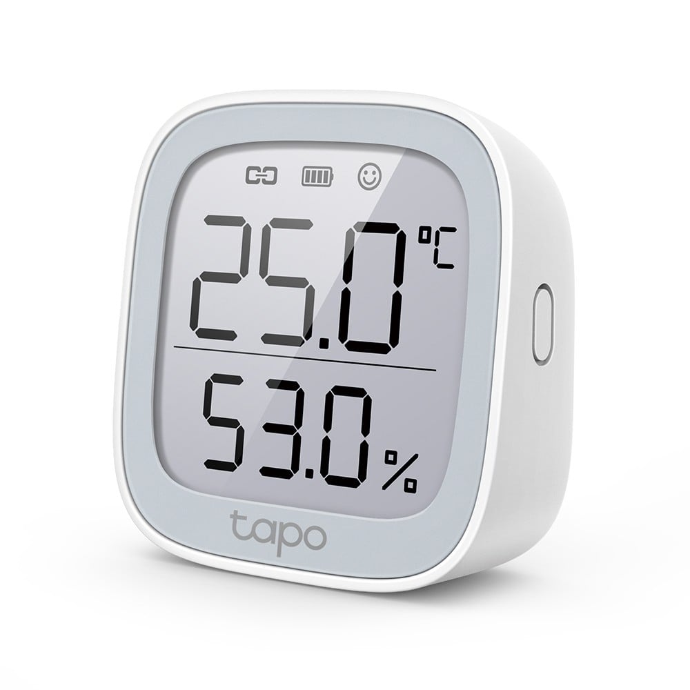 TP-LINK Smart Temperature and Humidity Monitor 868MHz Battery Powered 2xAAA 2.7inch E-ink display