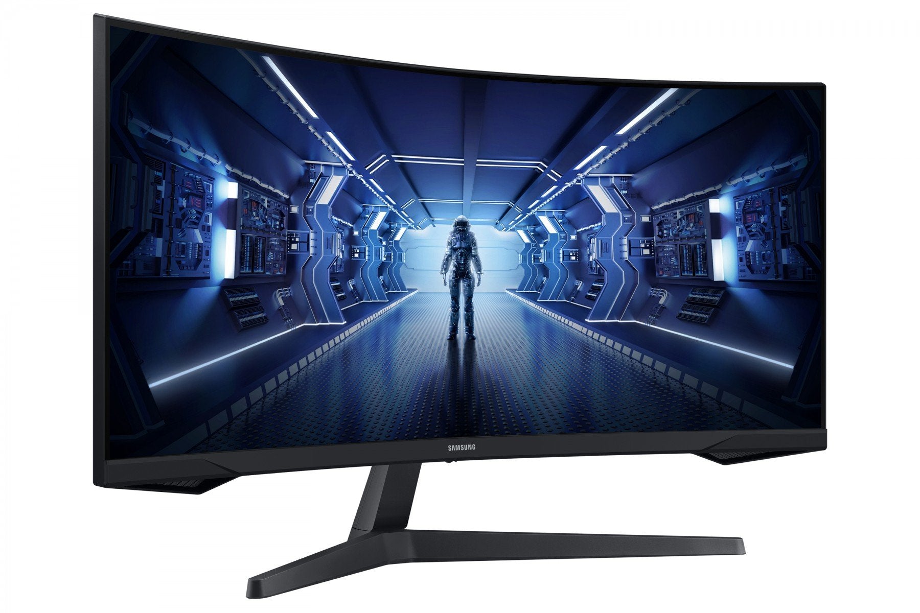 SAMSUNG ODYSSEY G5 - LC34G55T 34p 165Hz - Ecran gaming incurvé - UWQHD 3440x1440 - VA - 1ms - HDR10 - 250cd/m² - 2500 : 1 - HDMI- DP