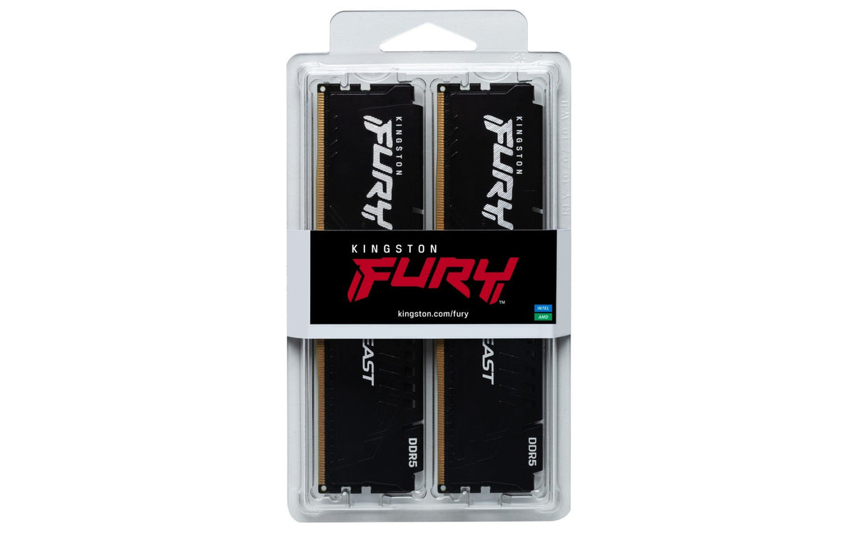 KINGSTON 16Go 6000MT/s DDR5 CL36 DIMM Kit of 2 FURY Beast Black EXPO