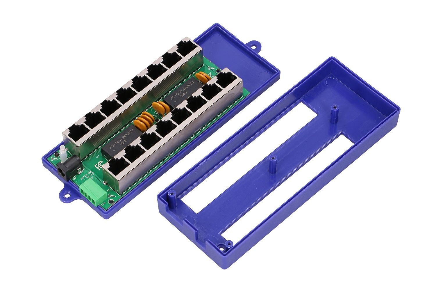 Extralink 8 Ports | Injecteur PoE Gigabit | 8x 1000Mb/s RJ45, Mode B