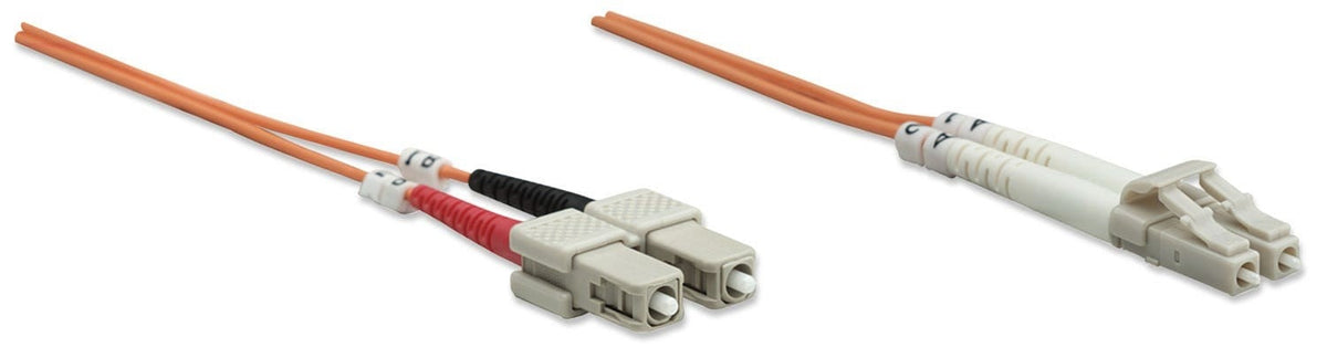Intellinet 5m LC/SC câble de fibre optique OM1 Orange