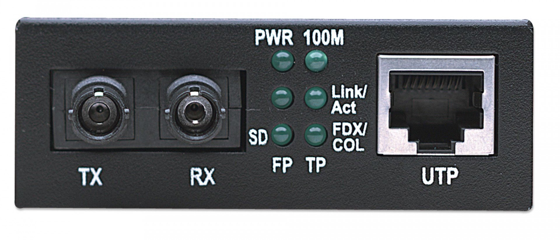 Intellinet 506519 convertisseur de support réseau 100 Mbit/s 1310 nm Multimode Noir
