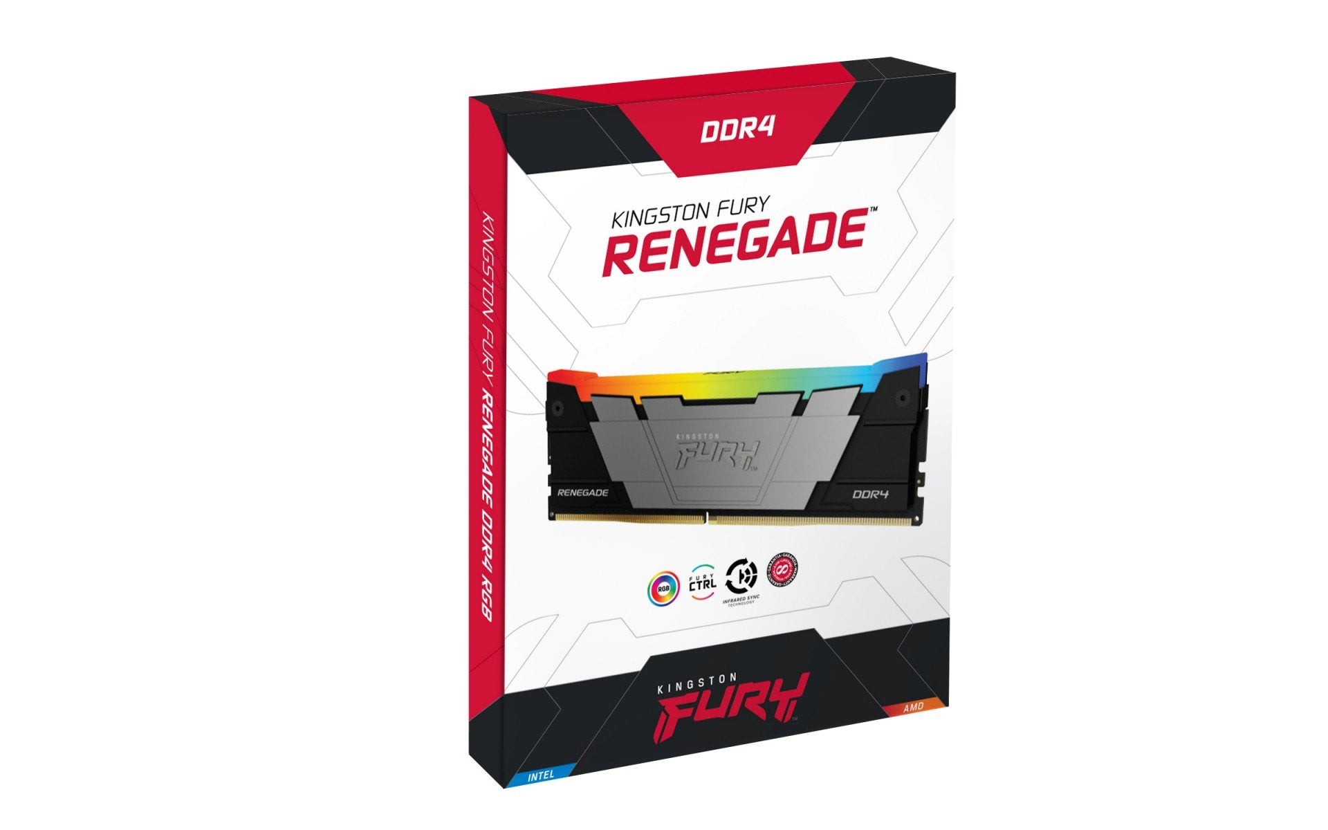 KINGSTON 16Go 3200MT/s DDR4 CL16 DIMM 1Gx8 FURY Renegade RGB