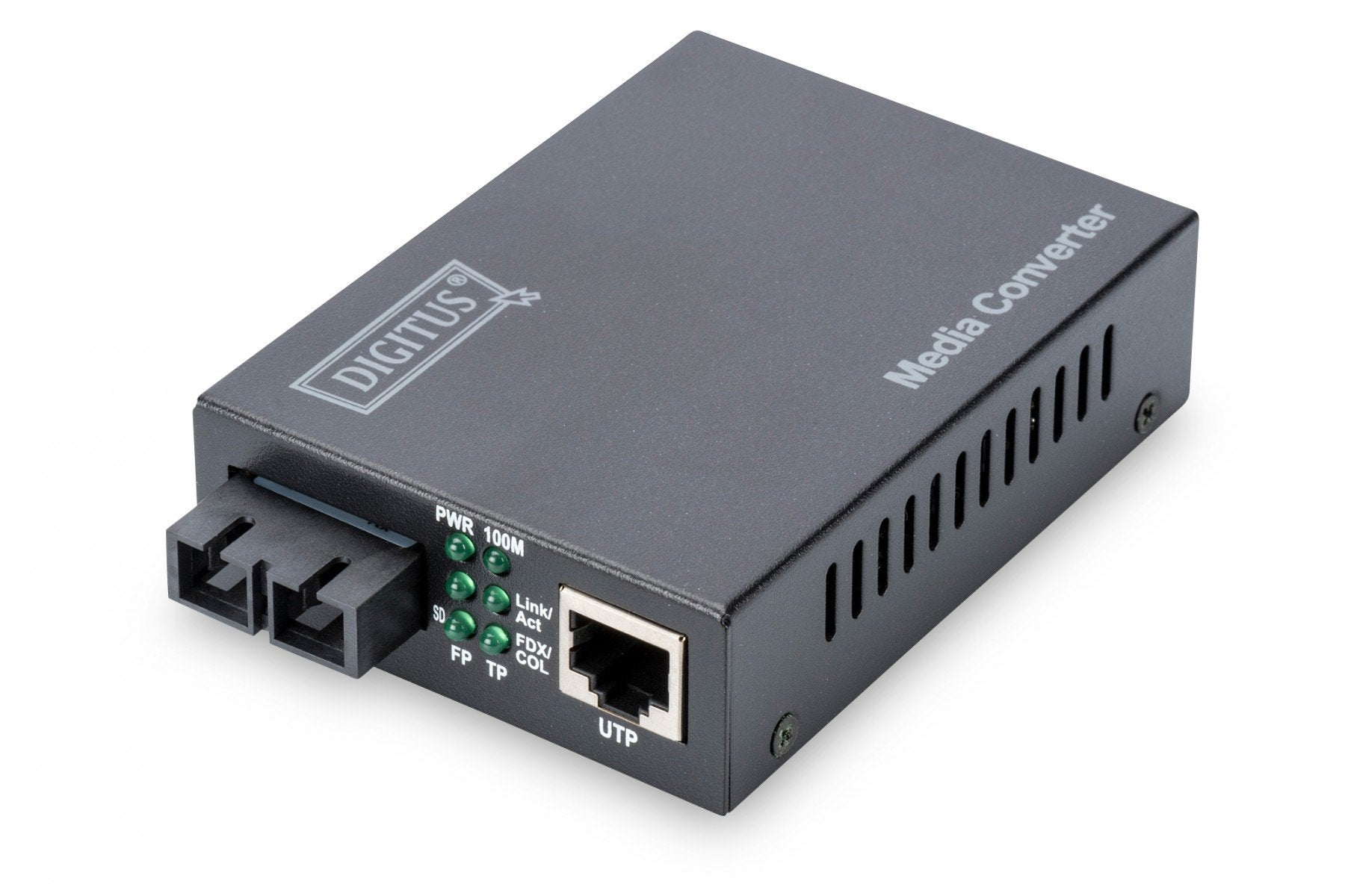 Digitus DN-82021-1 convertisseur de support réseau Interne 1310 nm Monomode Noir