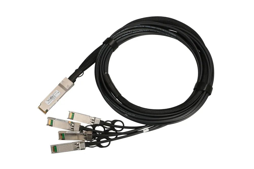 Extralink EX.15791 câble InfiniBand et a fibres optiques QSFP+ 4x QSFP+ Noir