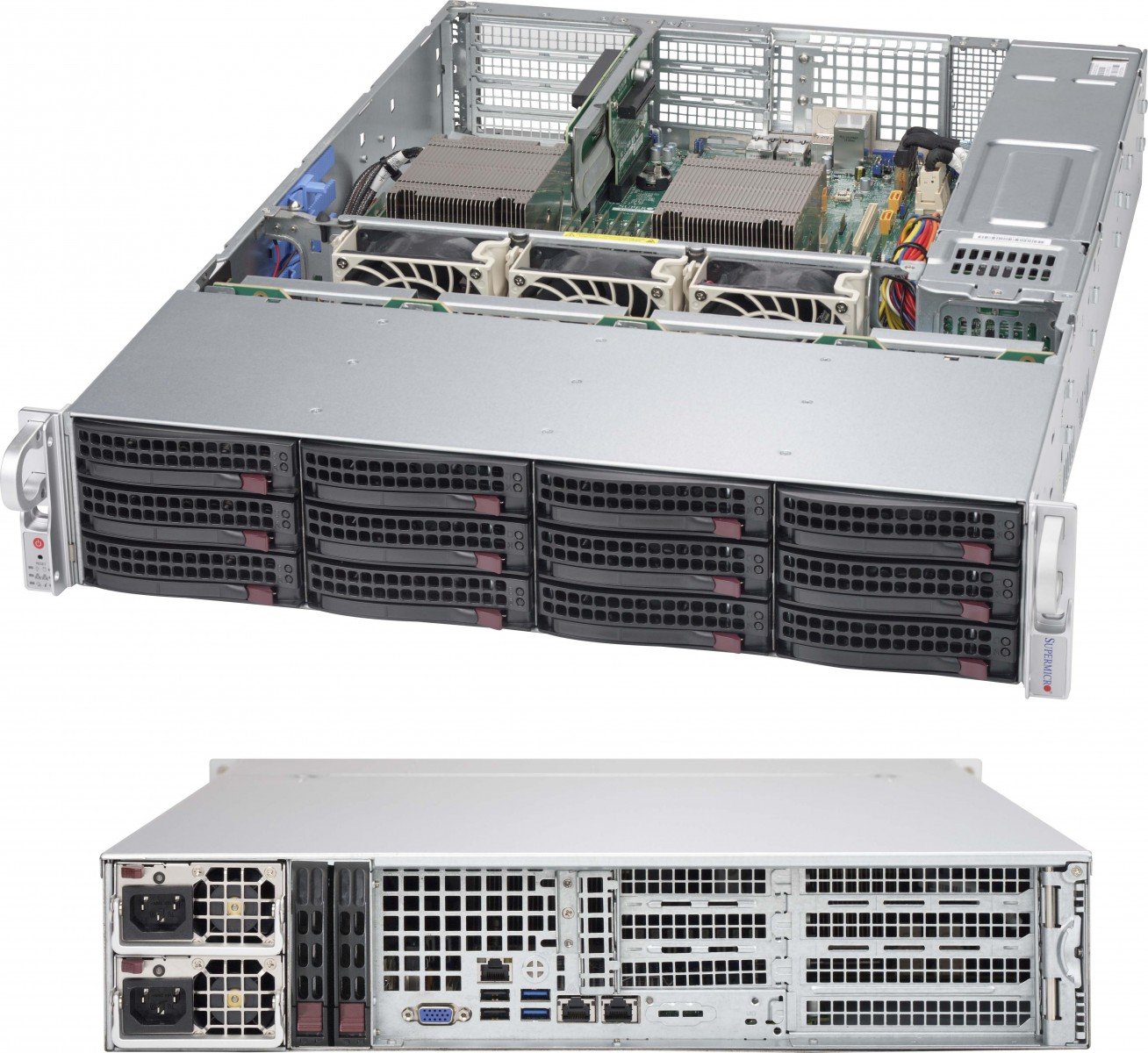 Supermicro CSE-826BAC4-R920WB unité centrale Support Noir 920 W