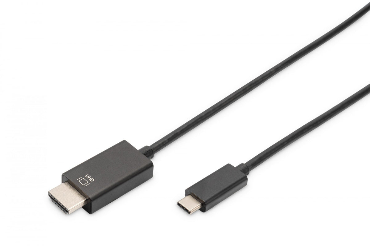 Digitus AK-300330-050-S câble vidéo et adaptateur 5 m USB Type-C DisplayPort Noir