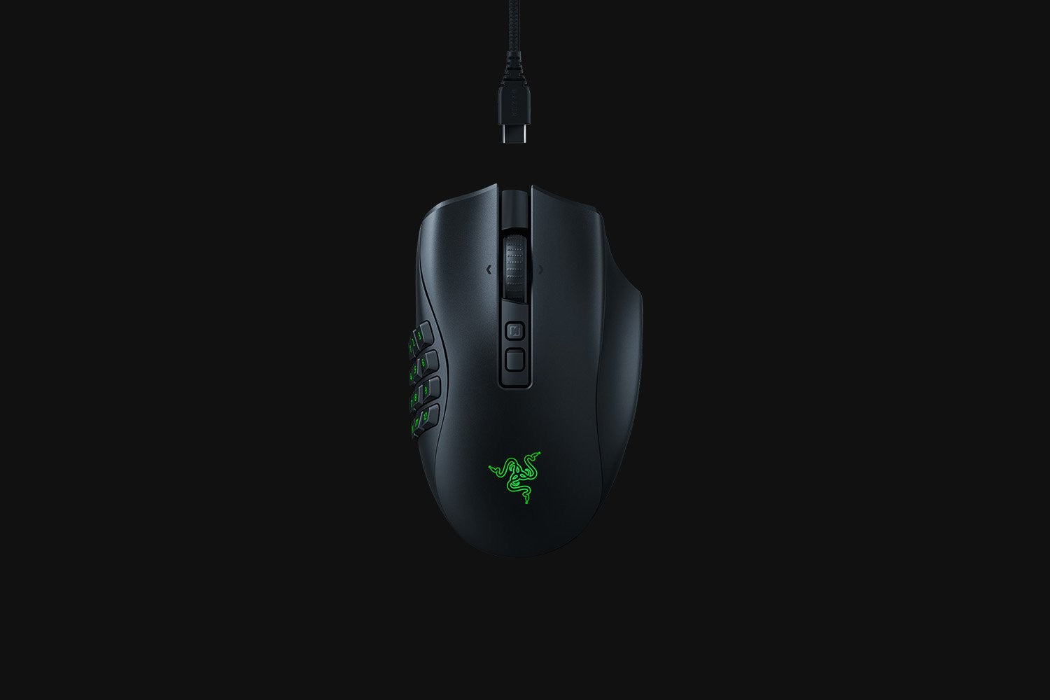 Razer Naga V2 Pro souris Gaming Droitier RF Wireless + Bluetooth + USB Type-C Optique 30000 DPI