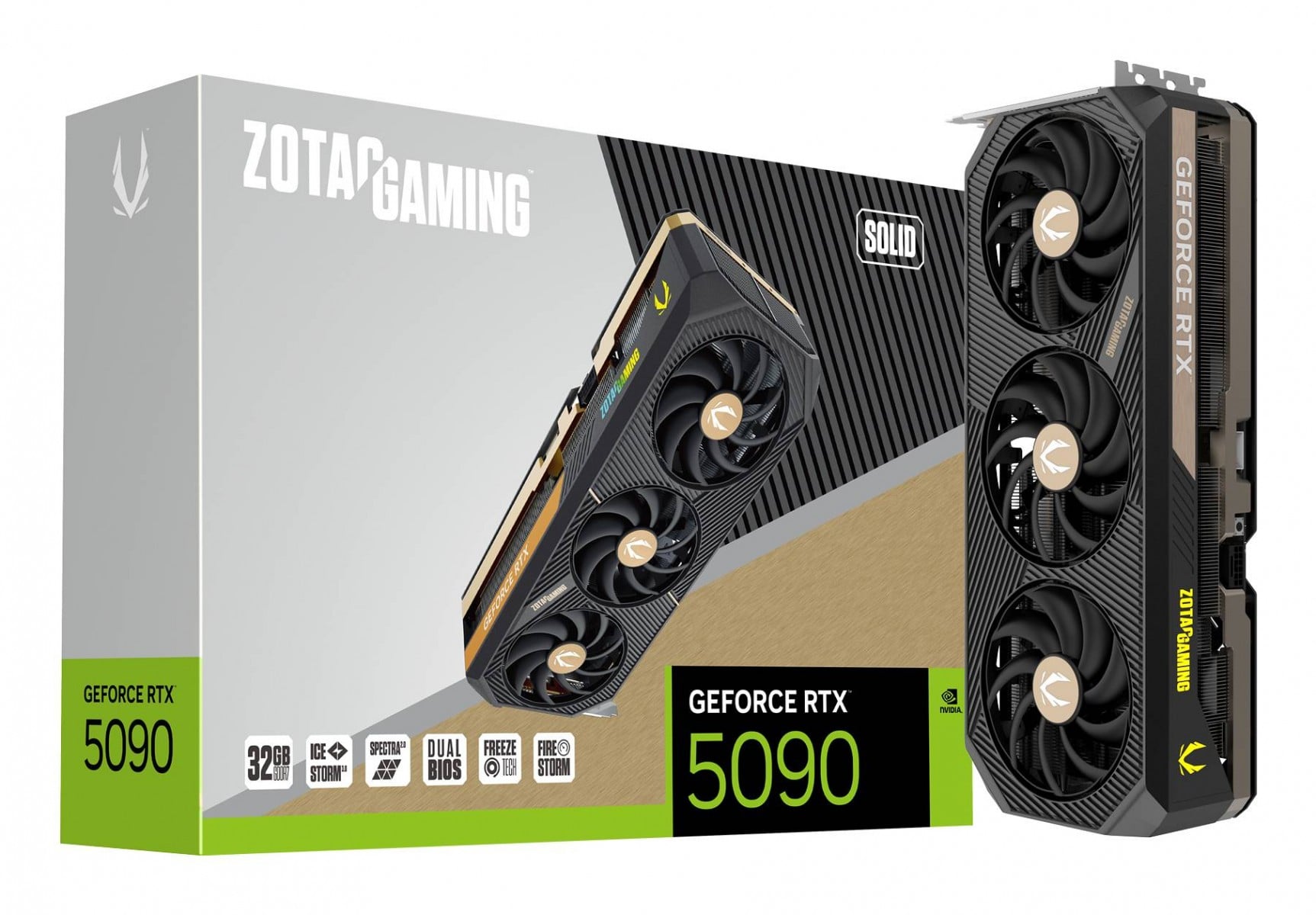Zotac GeForce RTX 5090 Solid 32GB GDDR7 DLSS4