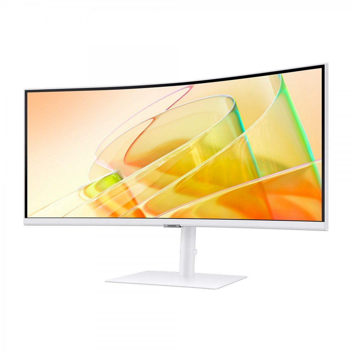 Samsung ViewFinity S65TC - Ecran incurvé -34''- 3440 x 1440 UWQHD- @ 100Hz - VA - HDR10-2x Thunderbolt 4 90W- DP- LAN- Blanc