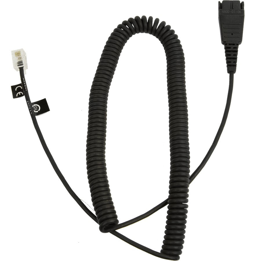 Jabra 8800-01-06 câble de téléphone 0,5 m Noir