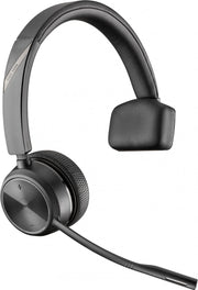 HP Poly Savi 7210 Office DECT 1880-1900 MHz Single Ear Headset Avec fil Arceau Appels/Musique Socle de chargement Noir