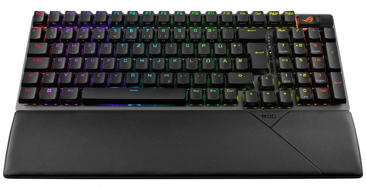 ASUS ROG Strix Scope II 96 Wireless clavier Gaming USB + RF Wireless + Bluetooth QWERTY Anglais américain Noir