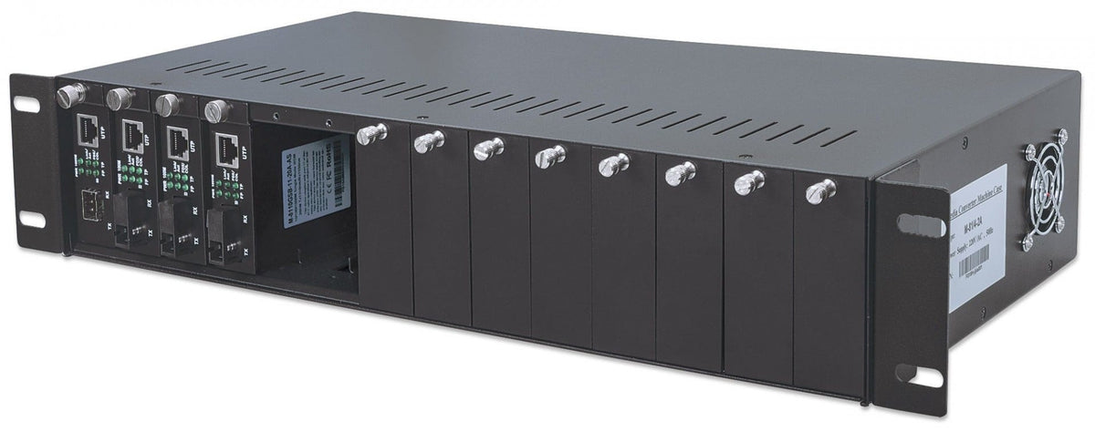 Intellinet 507356 châssis de réseaux 2U Noir