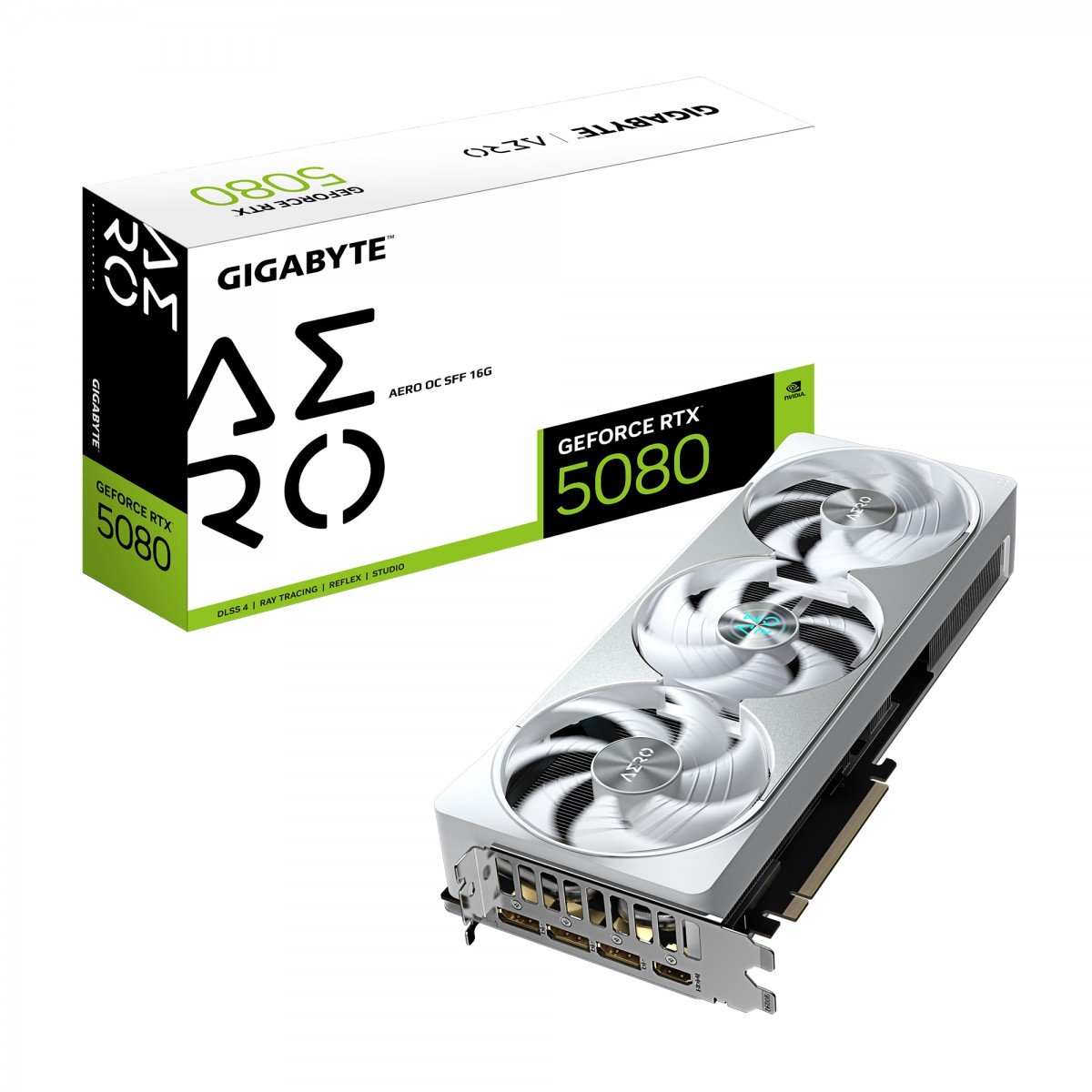 GIGABYTE GeForce RTX 5080 AERO OC 16GB Full-Height Bracket