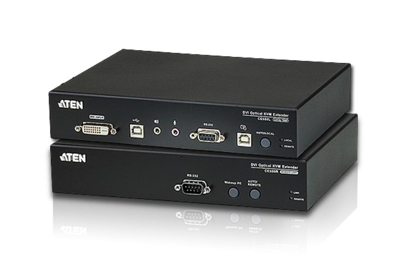 Aten CE690 extendeur DVI-D/USB sur 1 fibre monomode LC 20KM