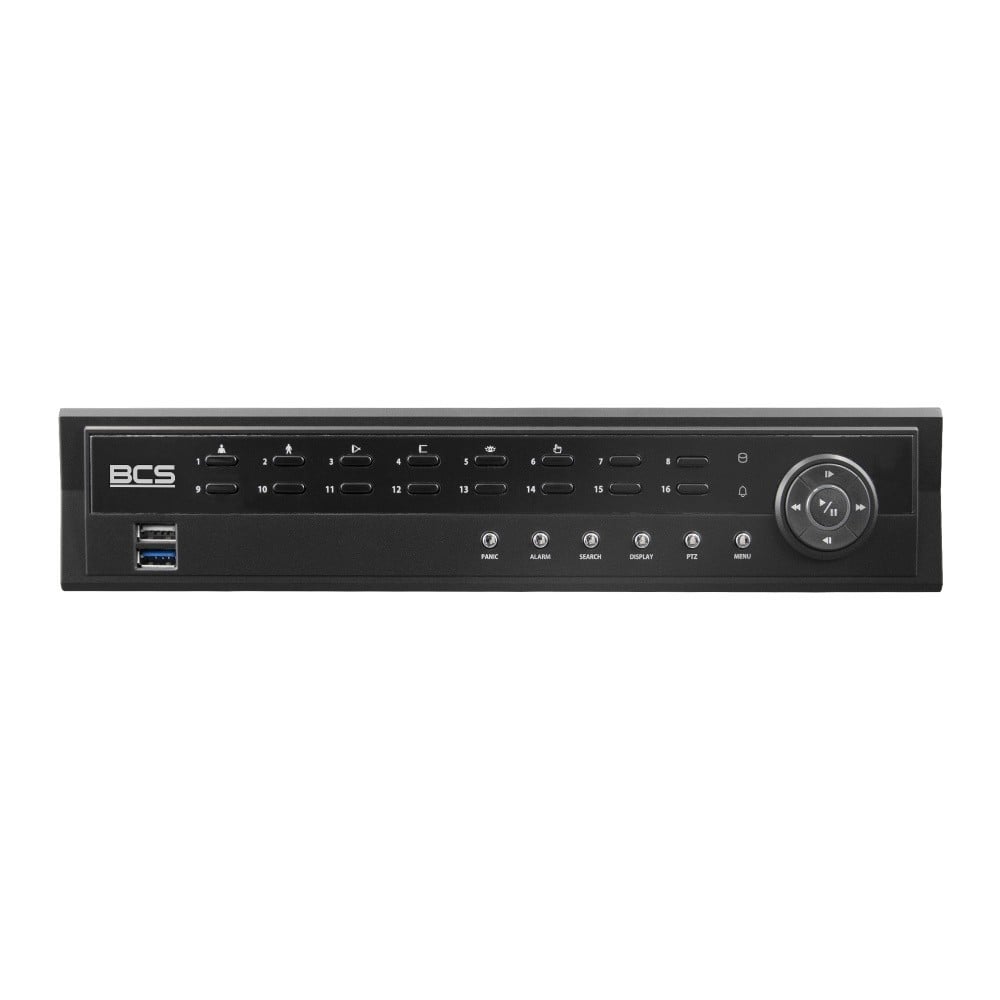 BCS BCS-U-NVR1602-A-4K-8P(6To) Enregistreur IP 16 canaux avec PoE et disque dur de 6To 12MP