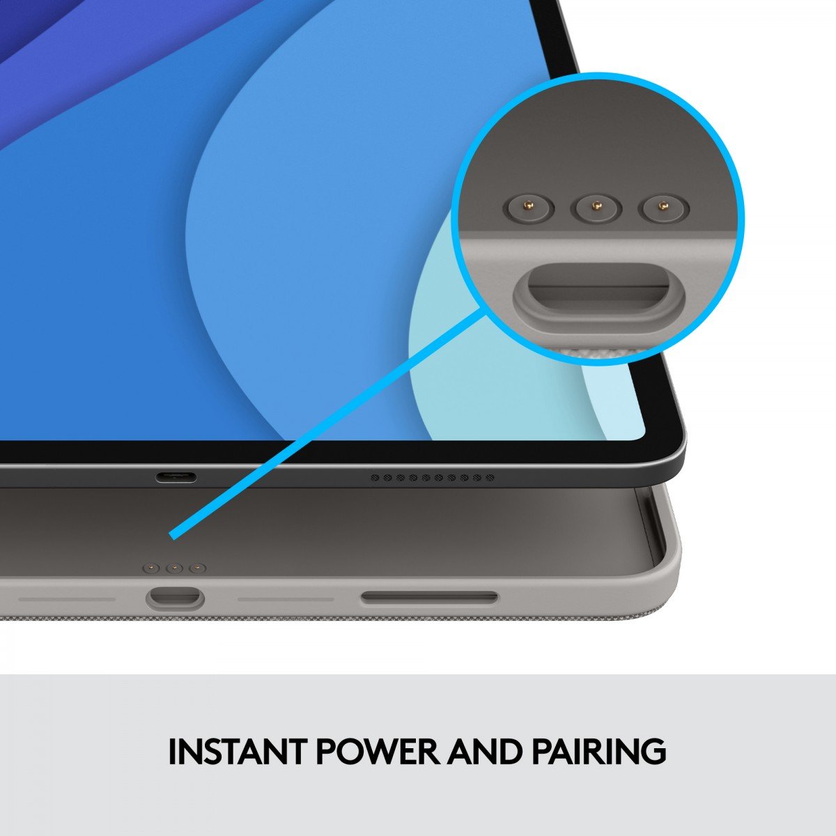 Combo Tch iPad Pro 12.9" 5+6 Gen Grey US