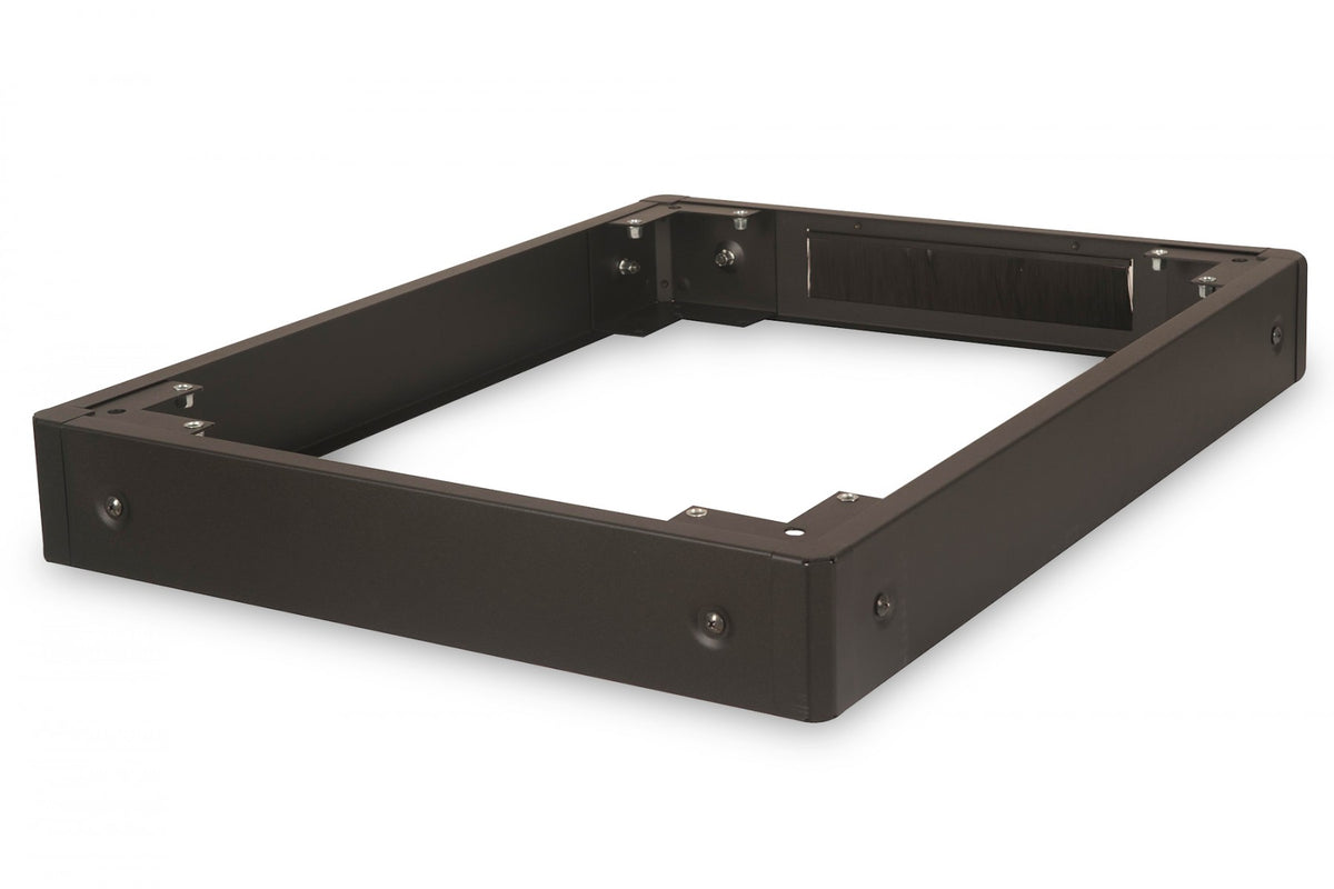Socle pour armoires réseau Unique & Dynamic Basic 100x600x800 mm, couleur noire (RAL 9005)