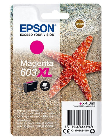 EPSON 1LB Singlepack Magenta 603XL Ink