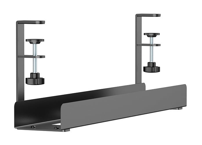 NEOMOUNTS Cable Management Tray max 5kg. clamp-on design universal black