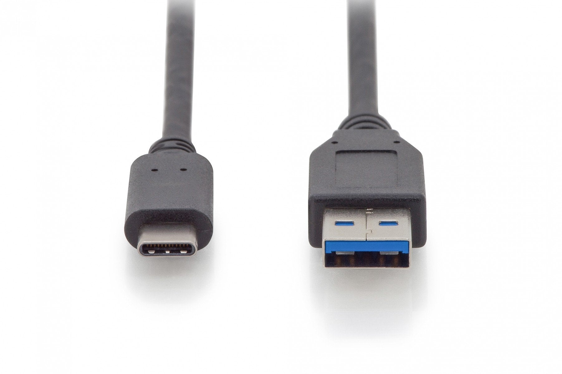 DIGITUS Câble de raccordement USB Type-C™ Gén. 2 - Type-C™ vers A - 1 m - USB C - USB A - USB 2.0 - 10000 Mbit/s - Noir