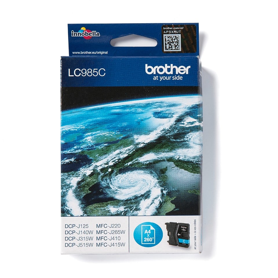 BROTHER LC-985 cartouche dencre cyan capacité standard 260 pages pack de 1