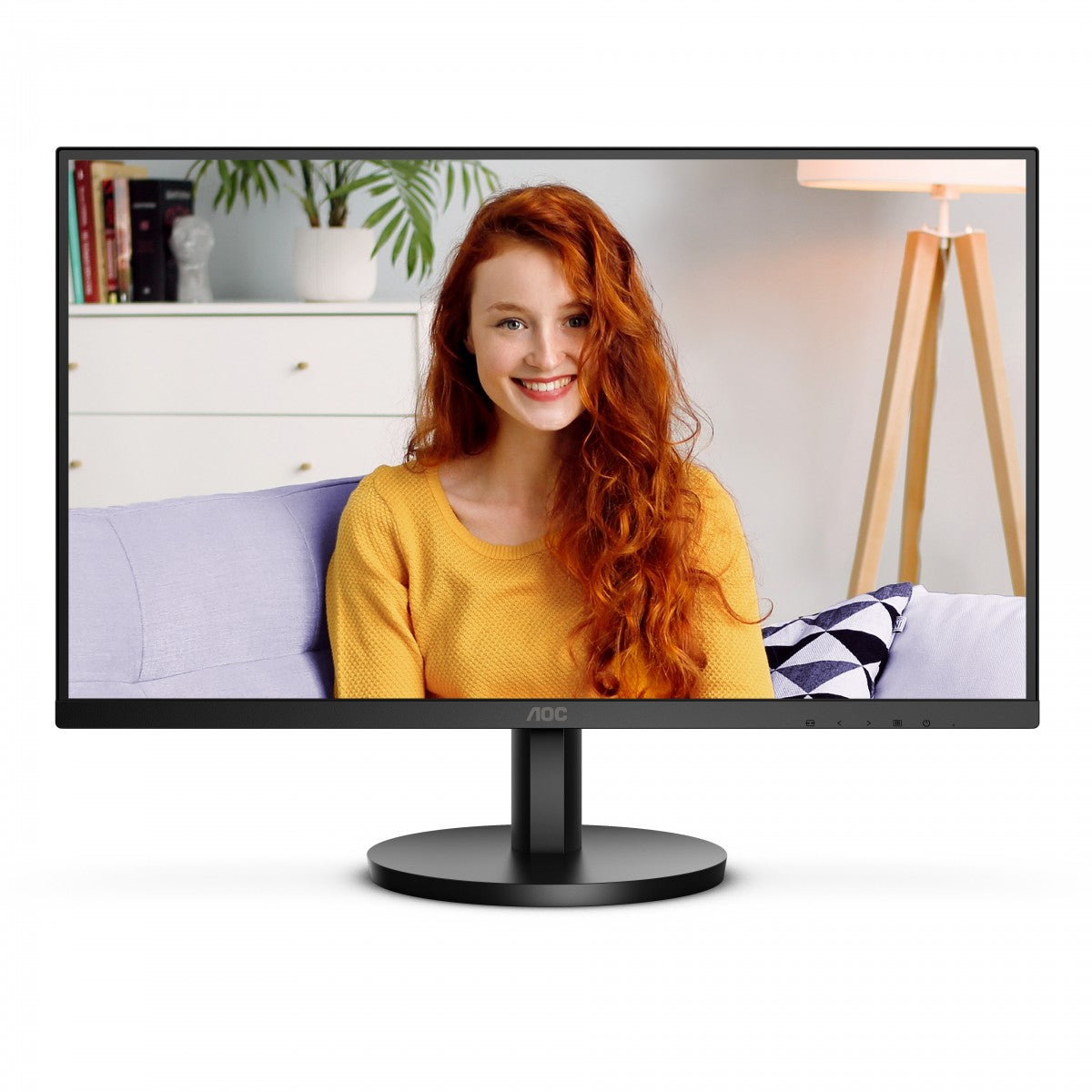AOC U27B3A 27p UHD 3840x2160 60Hz HDR10 HDMI 2.0 DisplayPort 1.4 black