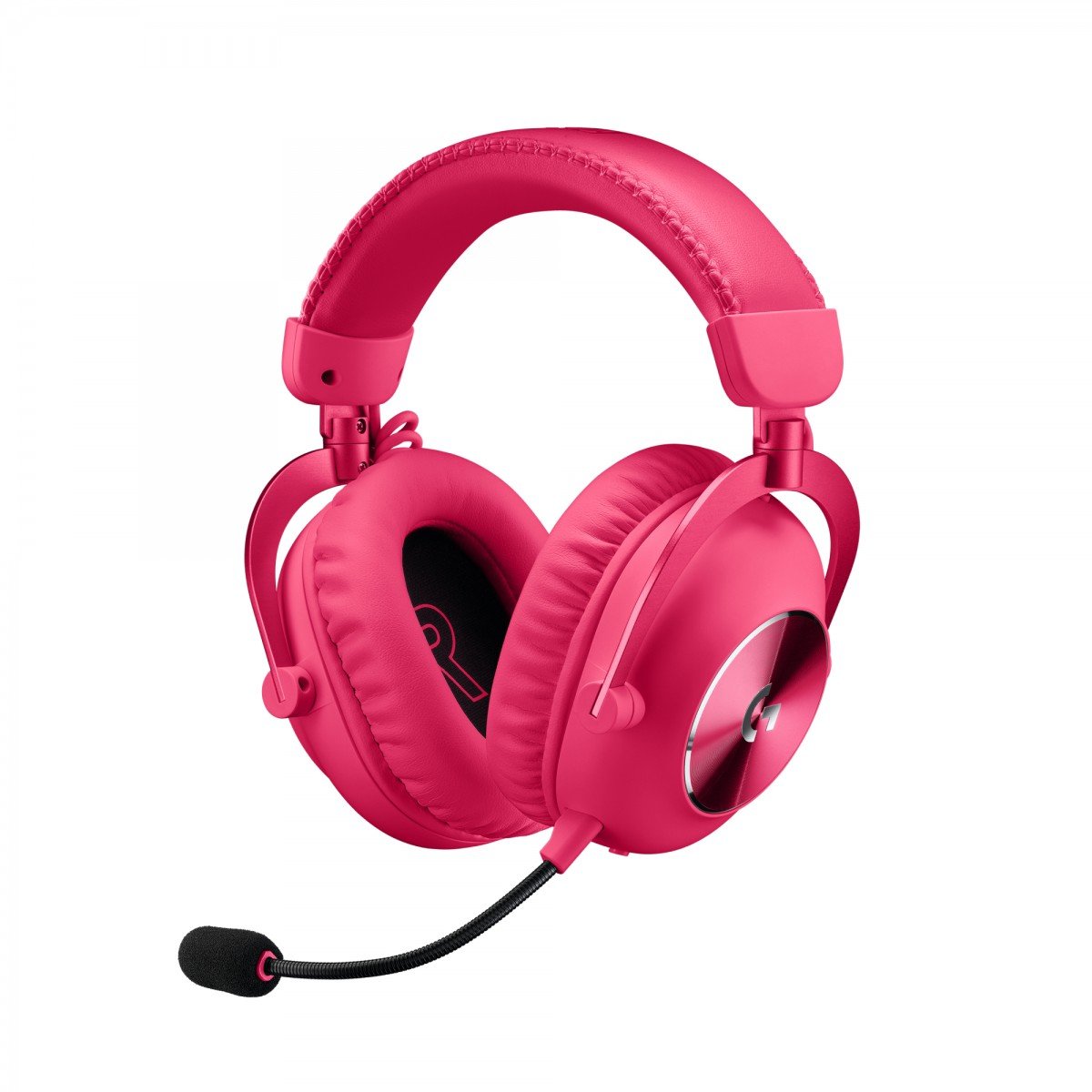 LOGITECH G Pro X 2 Headset full size Bluetooth / LIGHTSPEED wireless wired 3.5 mm jack noise isolating magenta