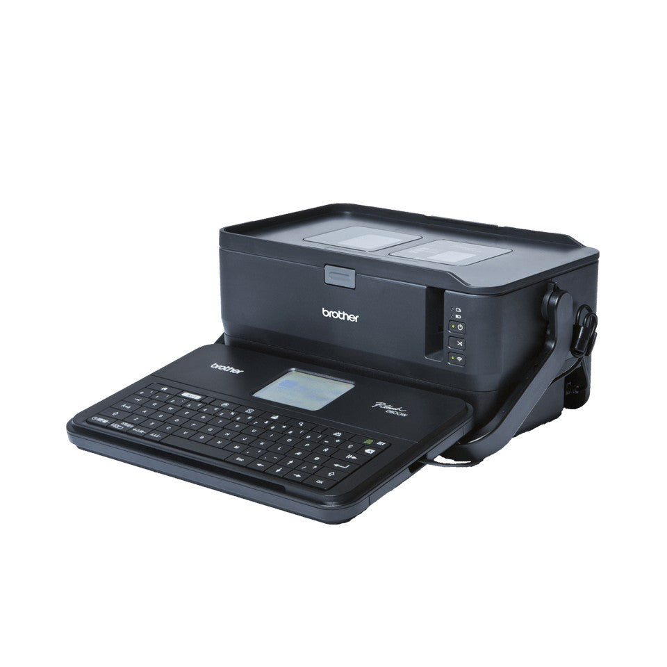 Brother PT-D800W imprimante pour étiquettes Transfert thermique 360 x 360 DPI 60 mm/sec Avec fil &sans fil TZe Wifi QWERTY