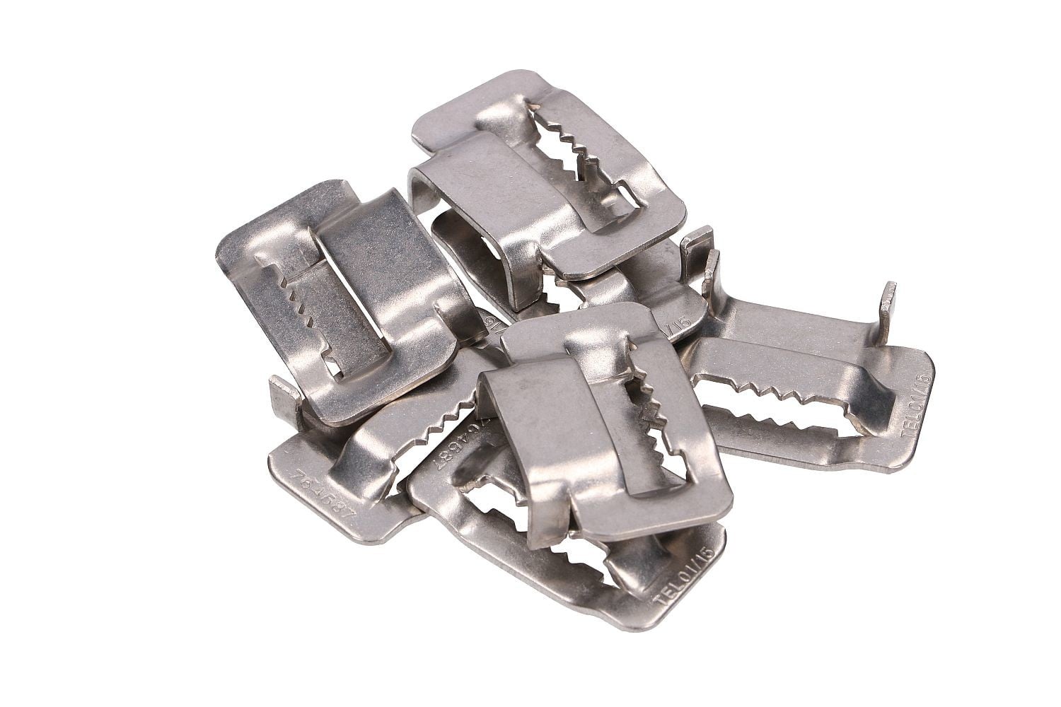 Extralink CLAMP FOR STEEL STRAP 20MM WITH JAGS Butée 2 cm Acier inoxydable