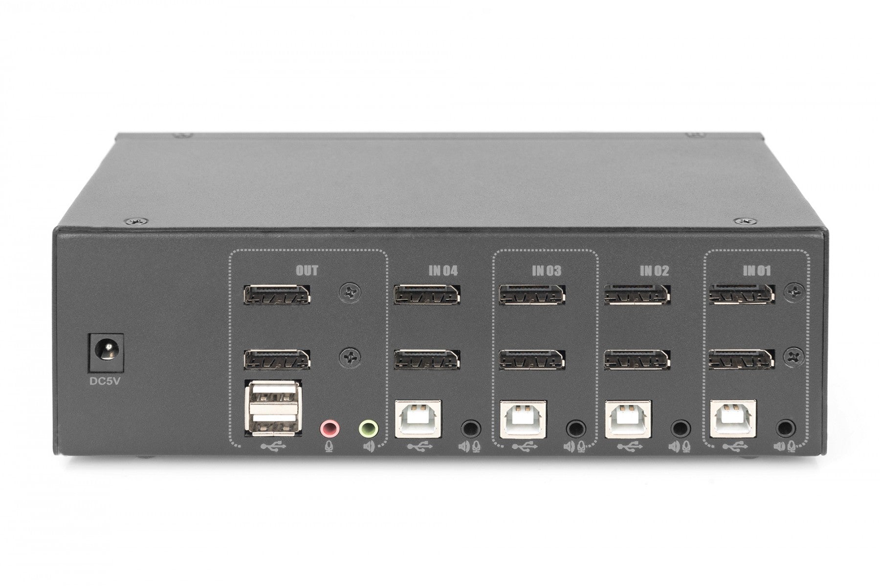 Digitus DS-12882 commutateur écran, clavier et souris Noir