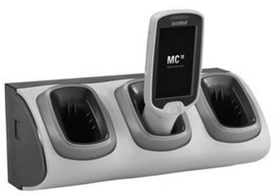 Motorola CRD-MC18-3SLCKH-01 chargeur d'appareils mobiles PDA Noir, Gris Secteur Intérieure
