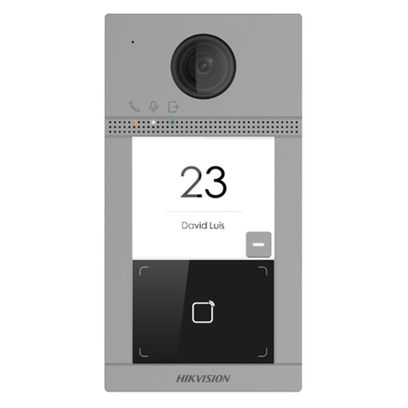Interphone Vidéo Intelligent Hikvision DS-KV8113-WME1(C) Noir Gris