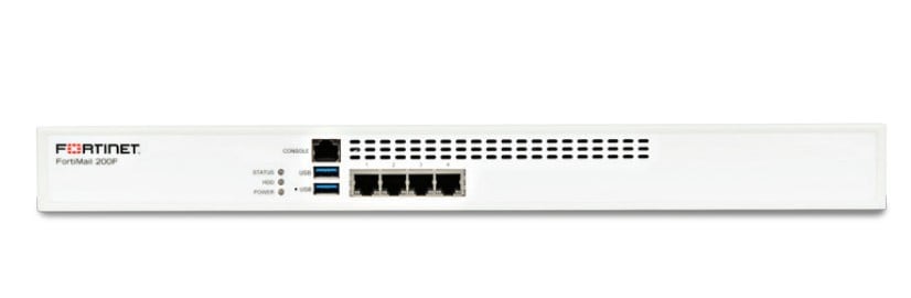 FortiMail-200F Hardware plus 5 Year FortiCare Premium and FortiGuard Enterprise ATP Bundle