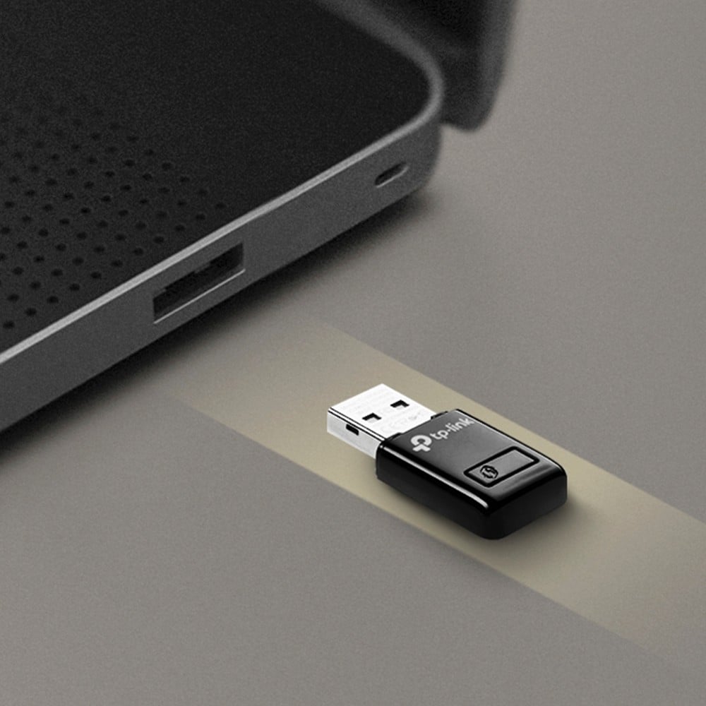 Mini Wi-Fi N300 USB Adapter QSS button