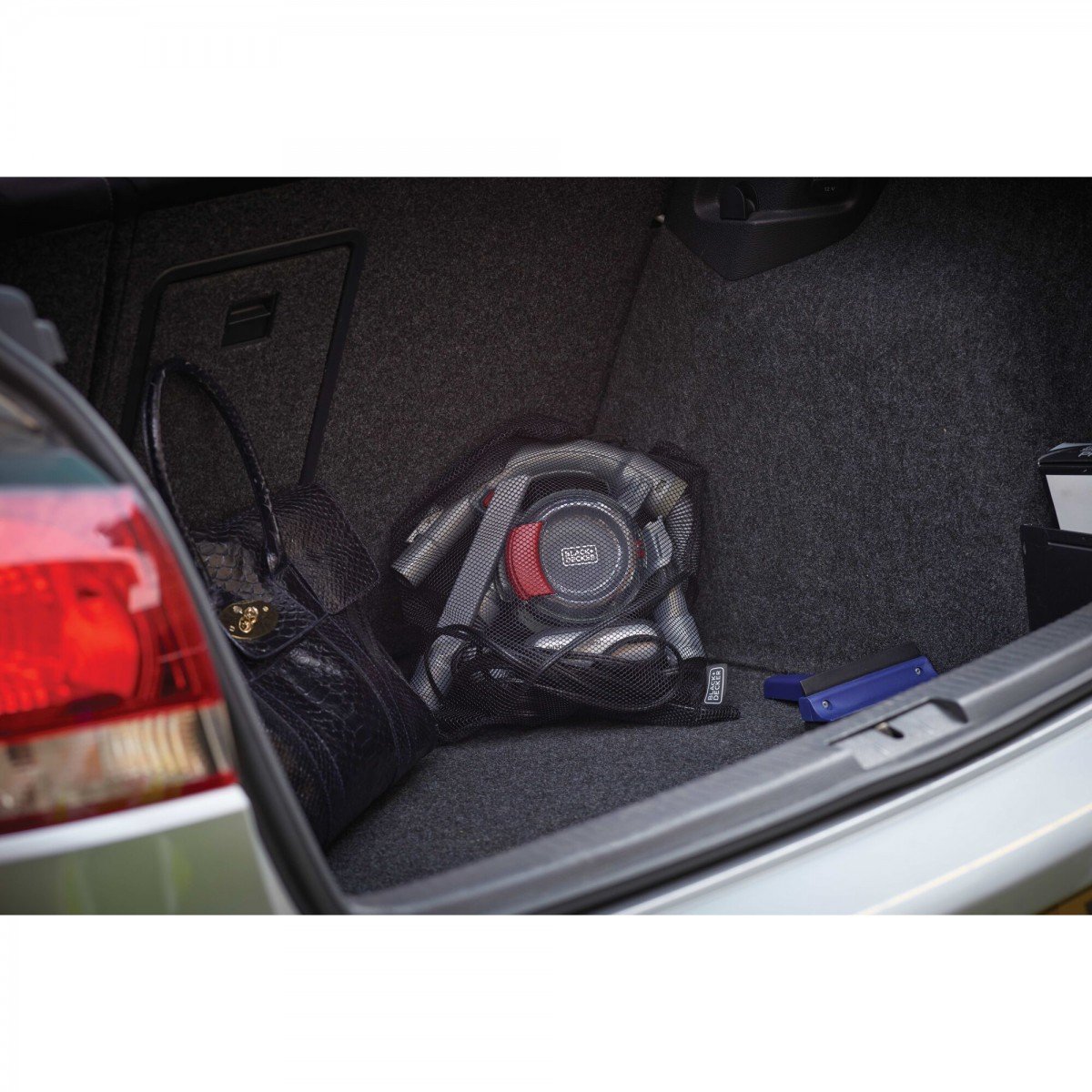 Black & Decker PD1200AV - Sec - Cyclonique - 1060 l/min - Sans sac - Gris - Rouge - 0,56 L