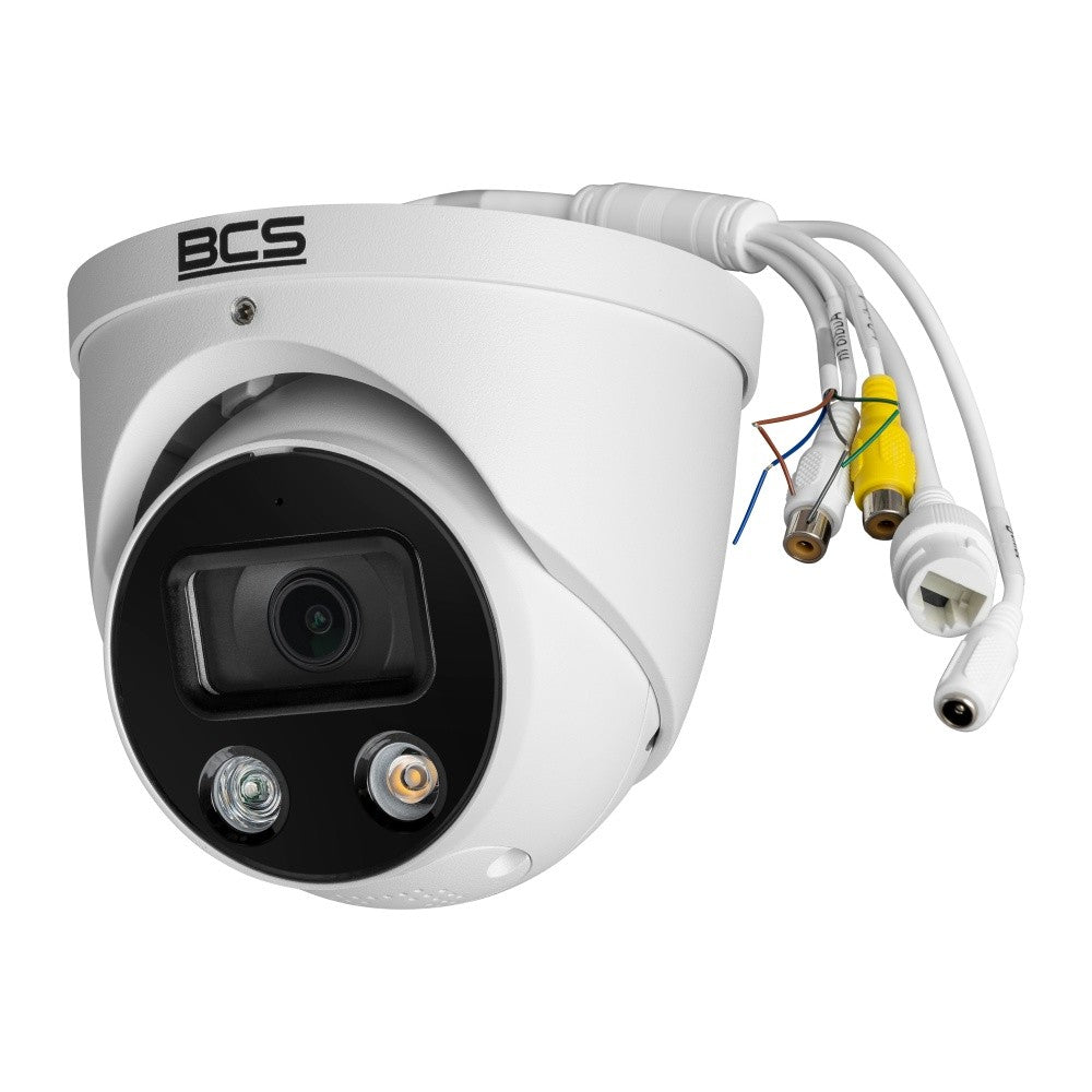 BCS BCS-L-EIP55FCR3L3-Ai1(2) Caméra dôme IP 5MP avec technologie NightColor et boîtier IP67