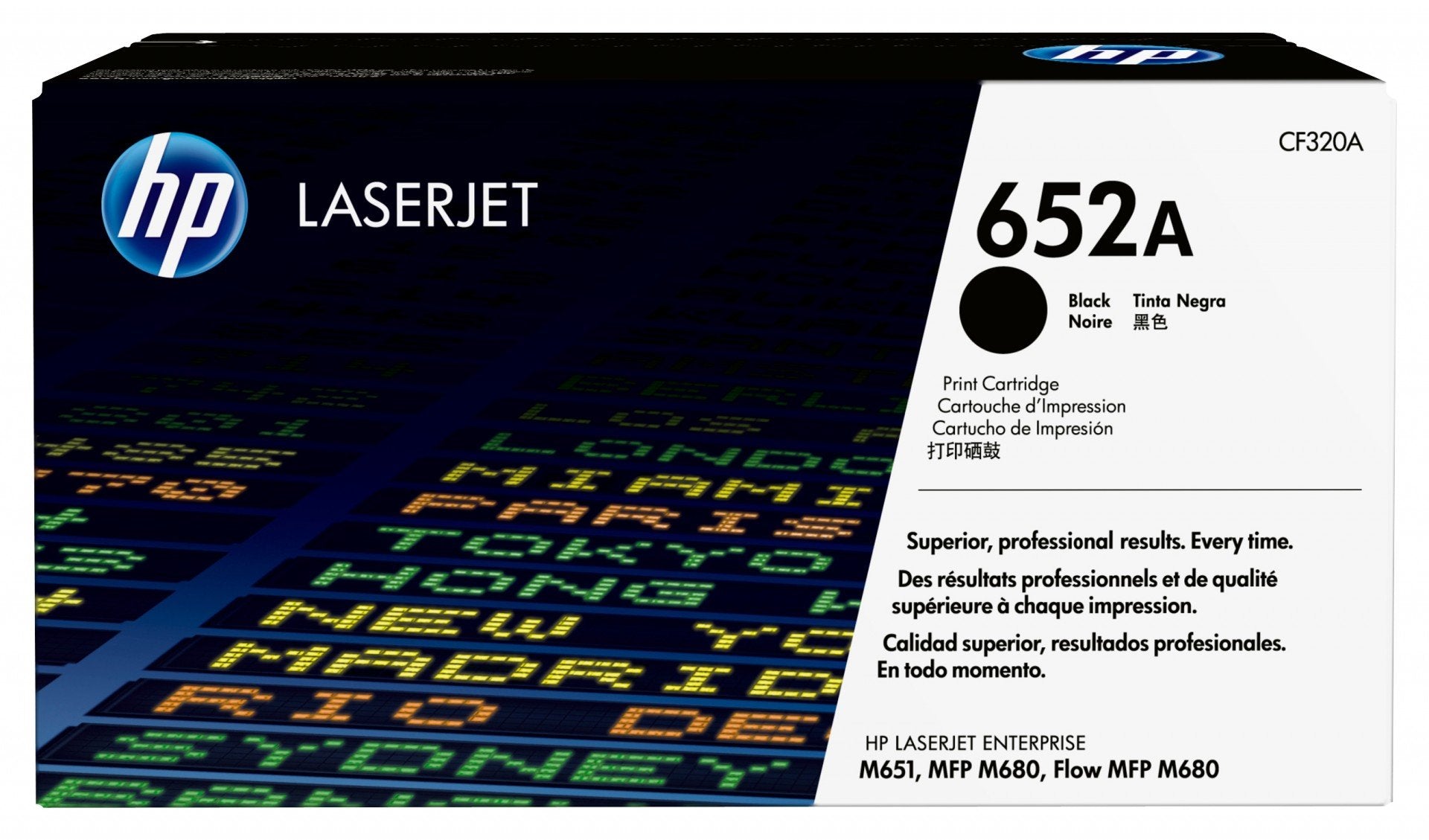 HP 652A original Toner cartridge CF320A black standard capacity 11.500 pages 1-pack