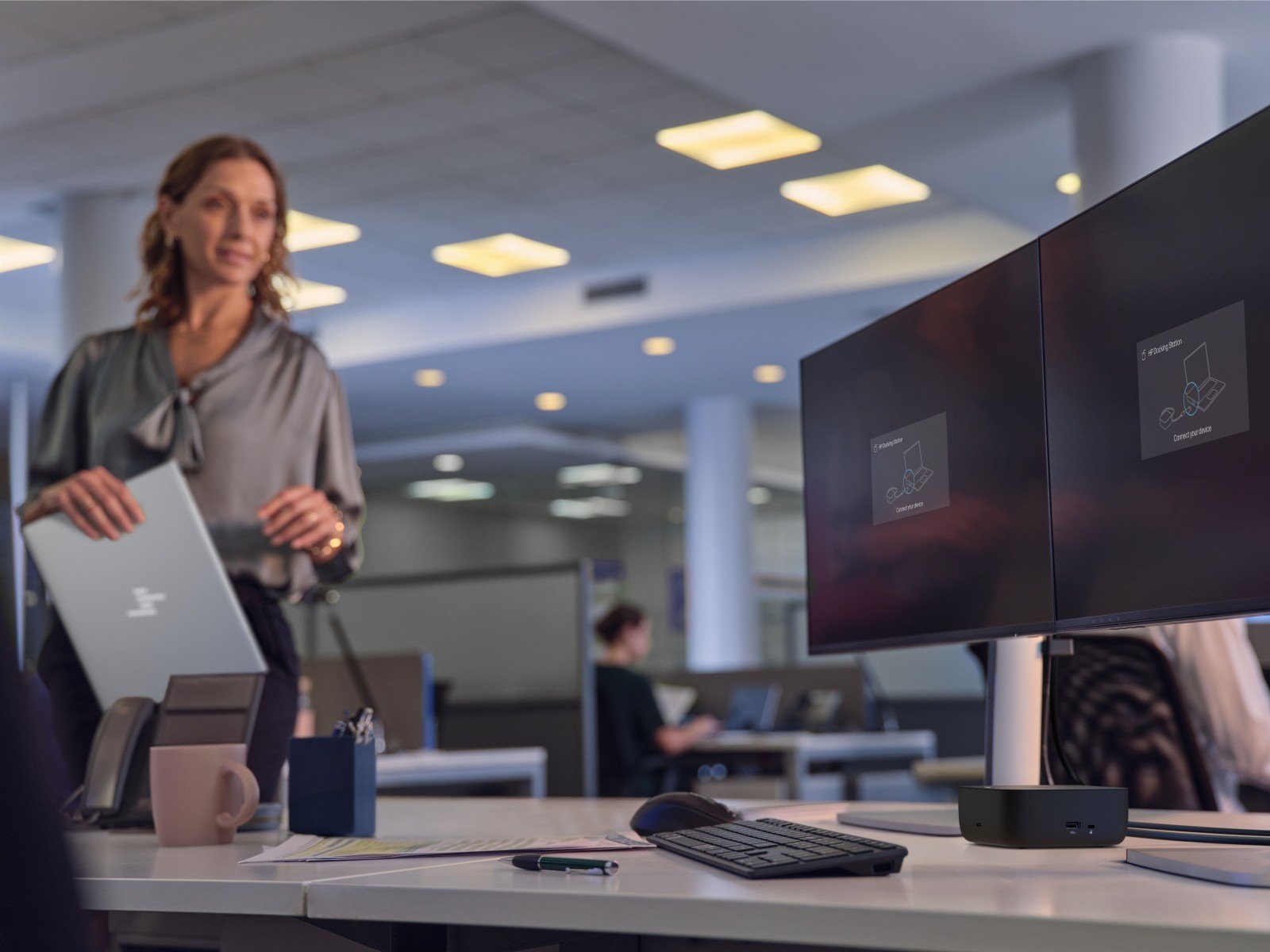 HP USB-C 100W G6 2xUSB-C 5xUSB LAN RJ45 2xDisplayport 1xHDMI USB-C Dockingsstation SmartBuy