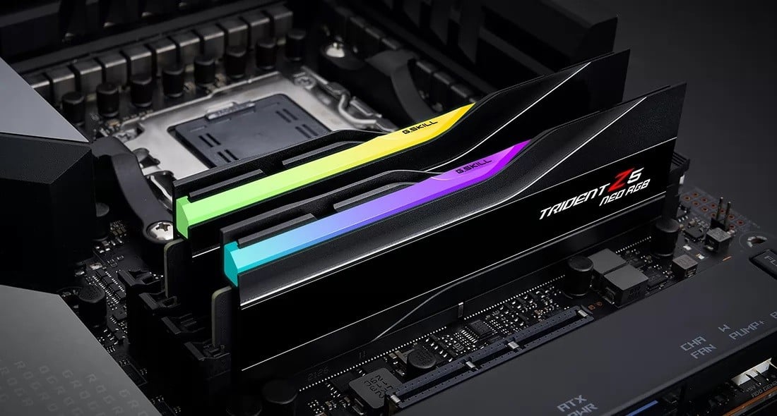 G.Skill Trident Z5 Neo RGB F5-6000J3636F16GX2-TZ5NR module de mémoire 32 Go 2 x 16 Go DDR5 288-pin DIMM