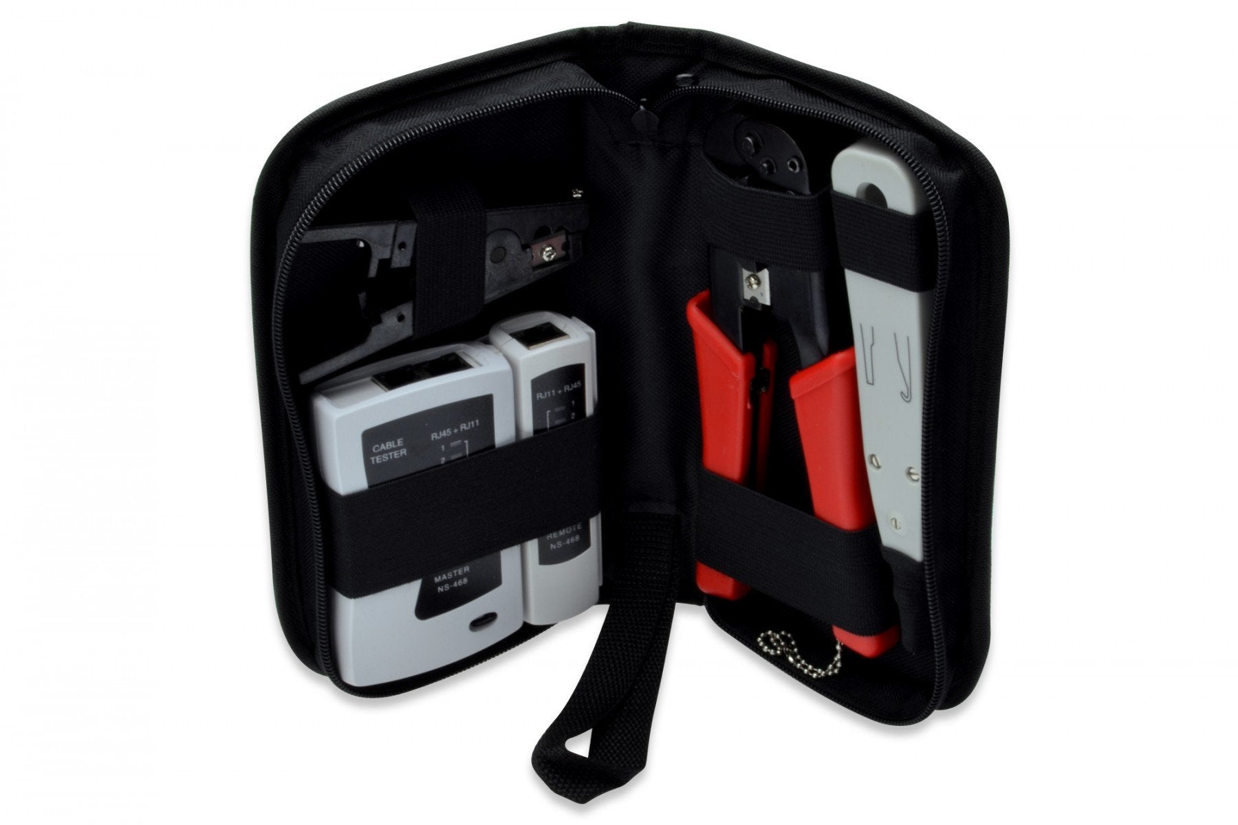 Digitus DN-94022 kit d'outils de préparation de câble Noir, Gris, Rouge