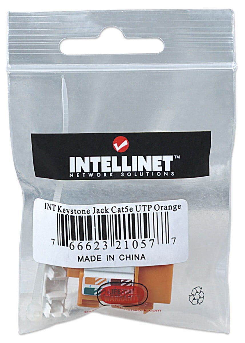 Intellinet 210577 Module keystone C5 UTP orange