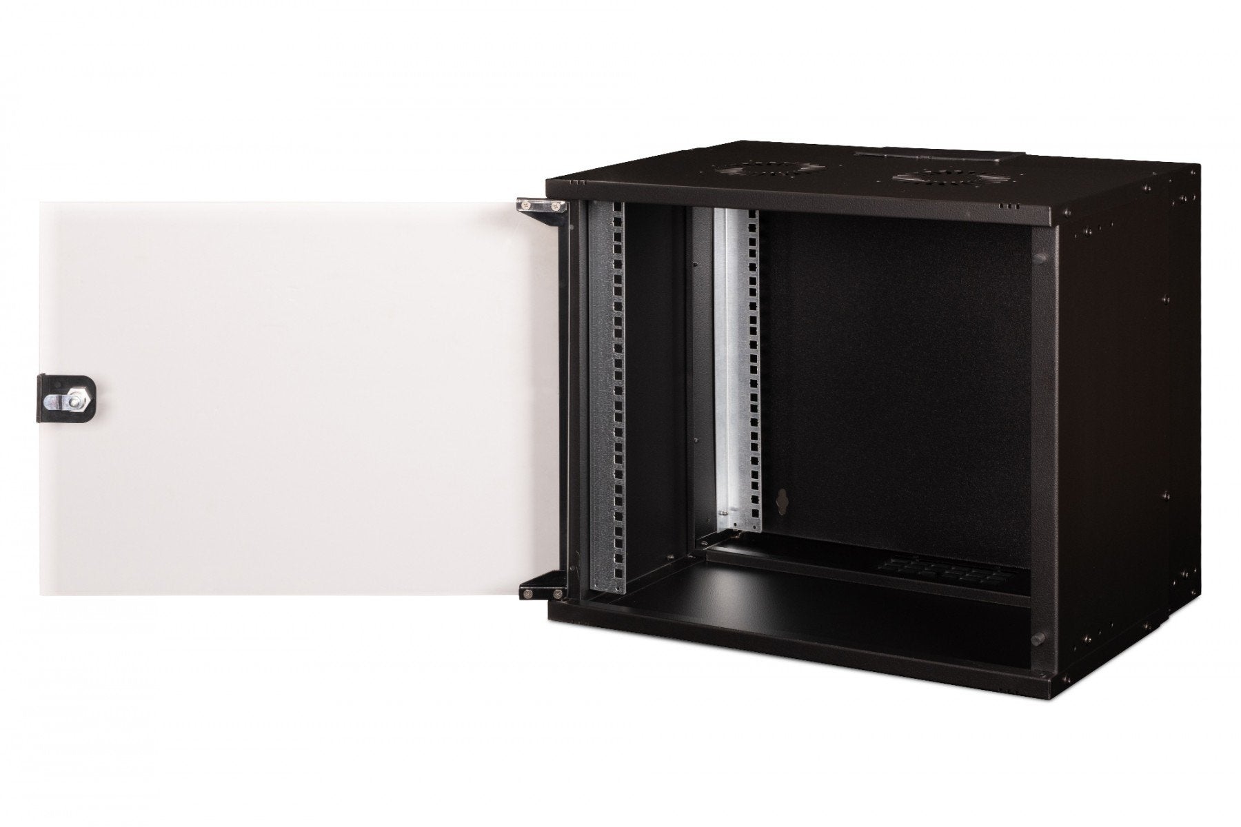 "Armoire réseau murale 19"" 9U, SOHO PRO 460 x 540 x 400 mm, porte en verre, noire, non assemblée, 60 kg"